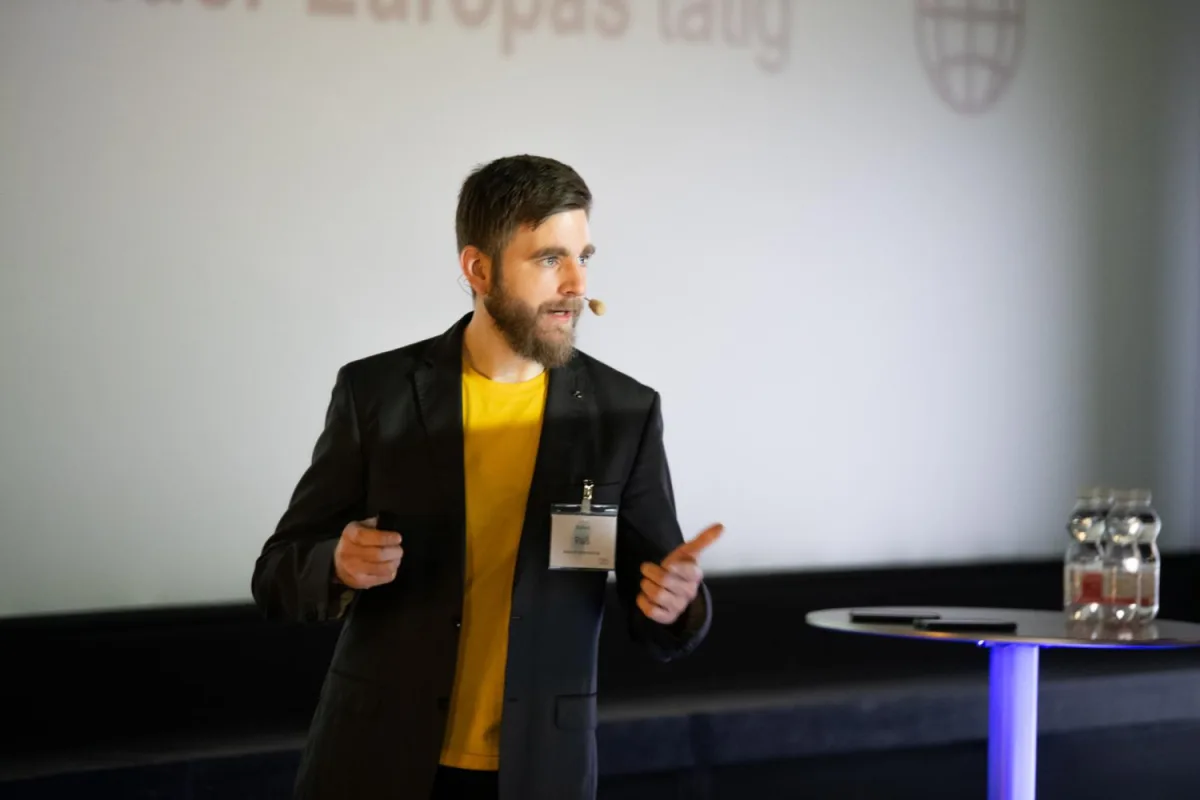 Stefan Raß bei einem IT-Inspirationstalk in Graz